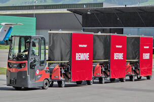 Outdoor tugger train Factory Train FT810