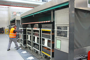 Outdoor tugger train Factory Train FT820