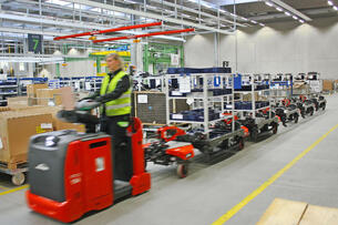 Indoor tugger train Factory Train FT510