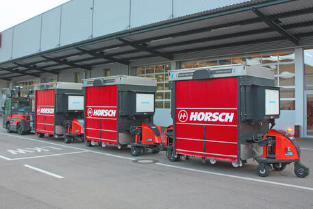 Outdoor AGV / FT930 autonomous outdoor tugger train