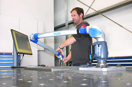 FARO Prime measurement arm in the QA-room