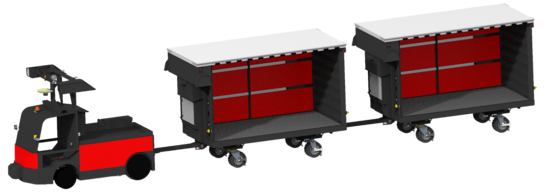 FT1100 tugger train equipment