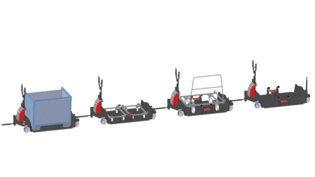 Tugger train Factory Train FT200